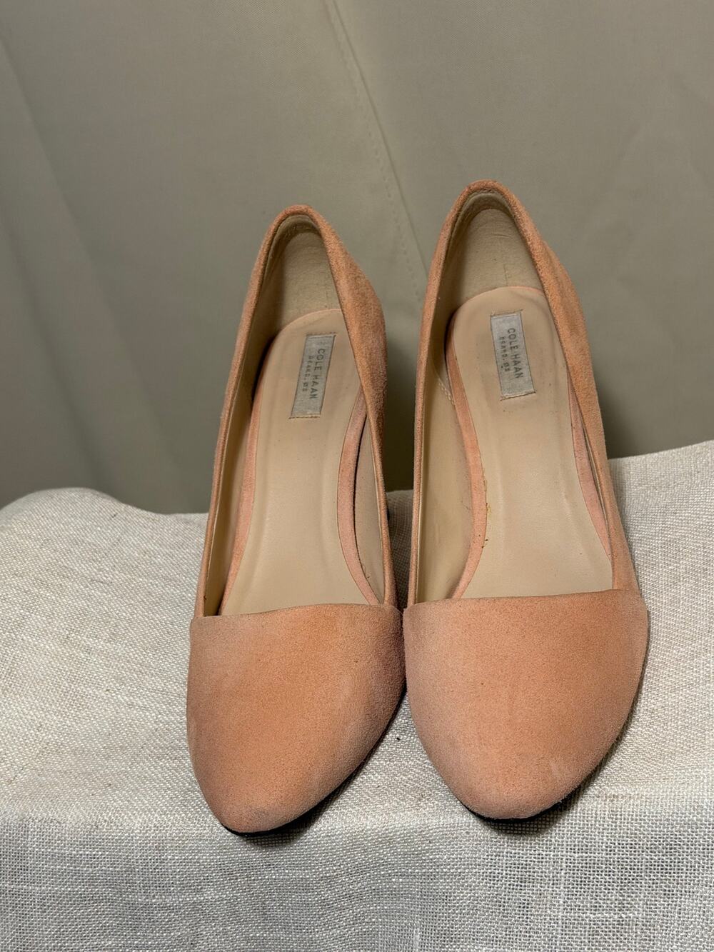 Cole Haan Grand OS Pink Suede Pumps - Size 9B